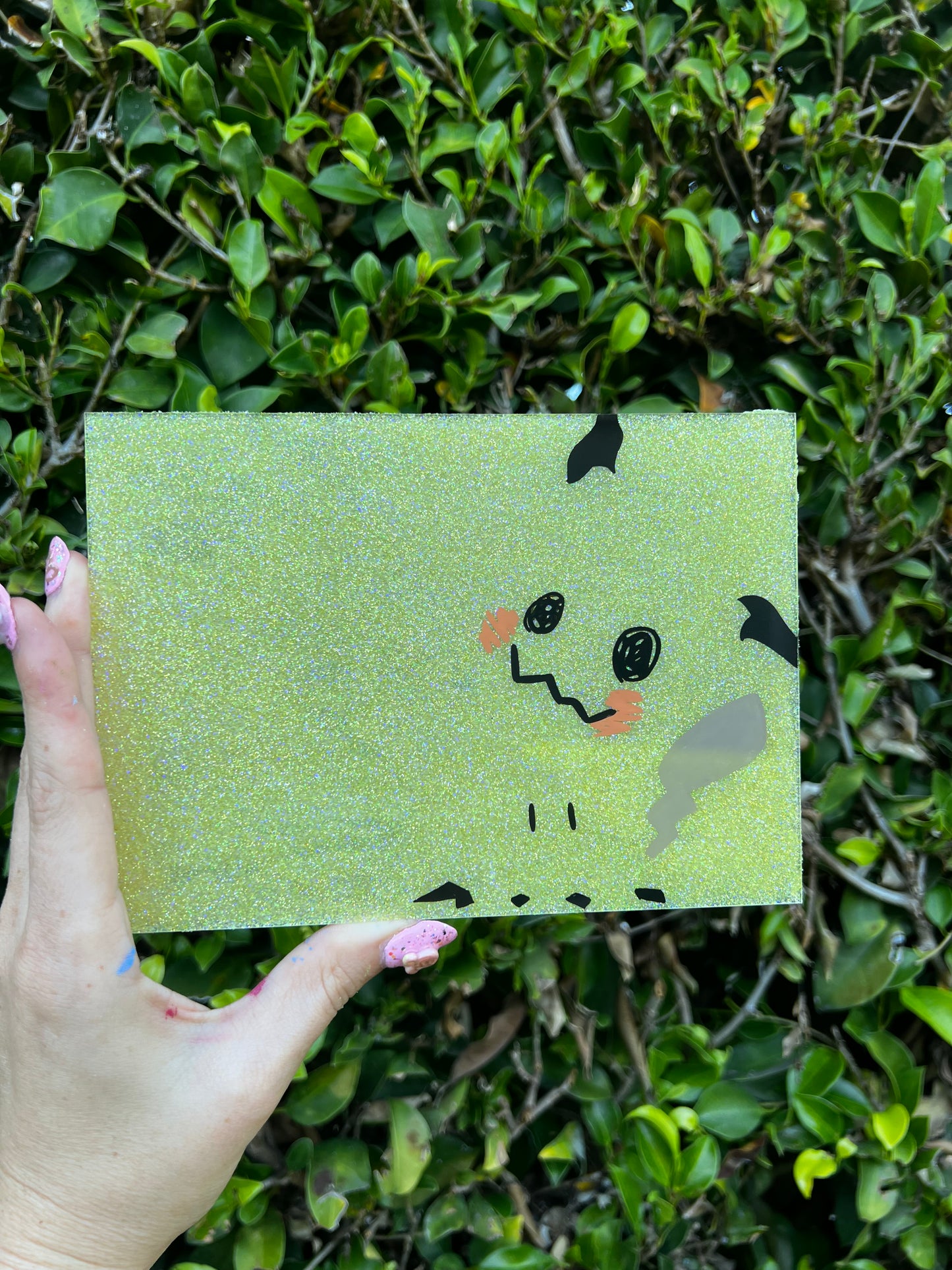 5"x7" Glow in the Dark Mimikyu