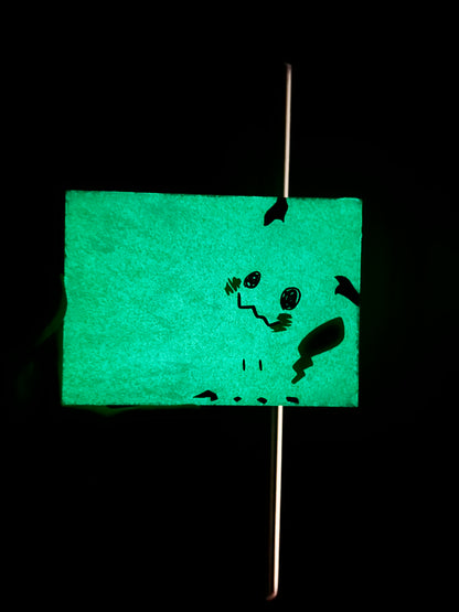 5"x7" Glow in the Dark Mimikyu