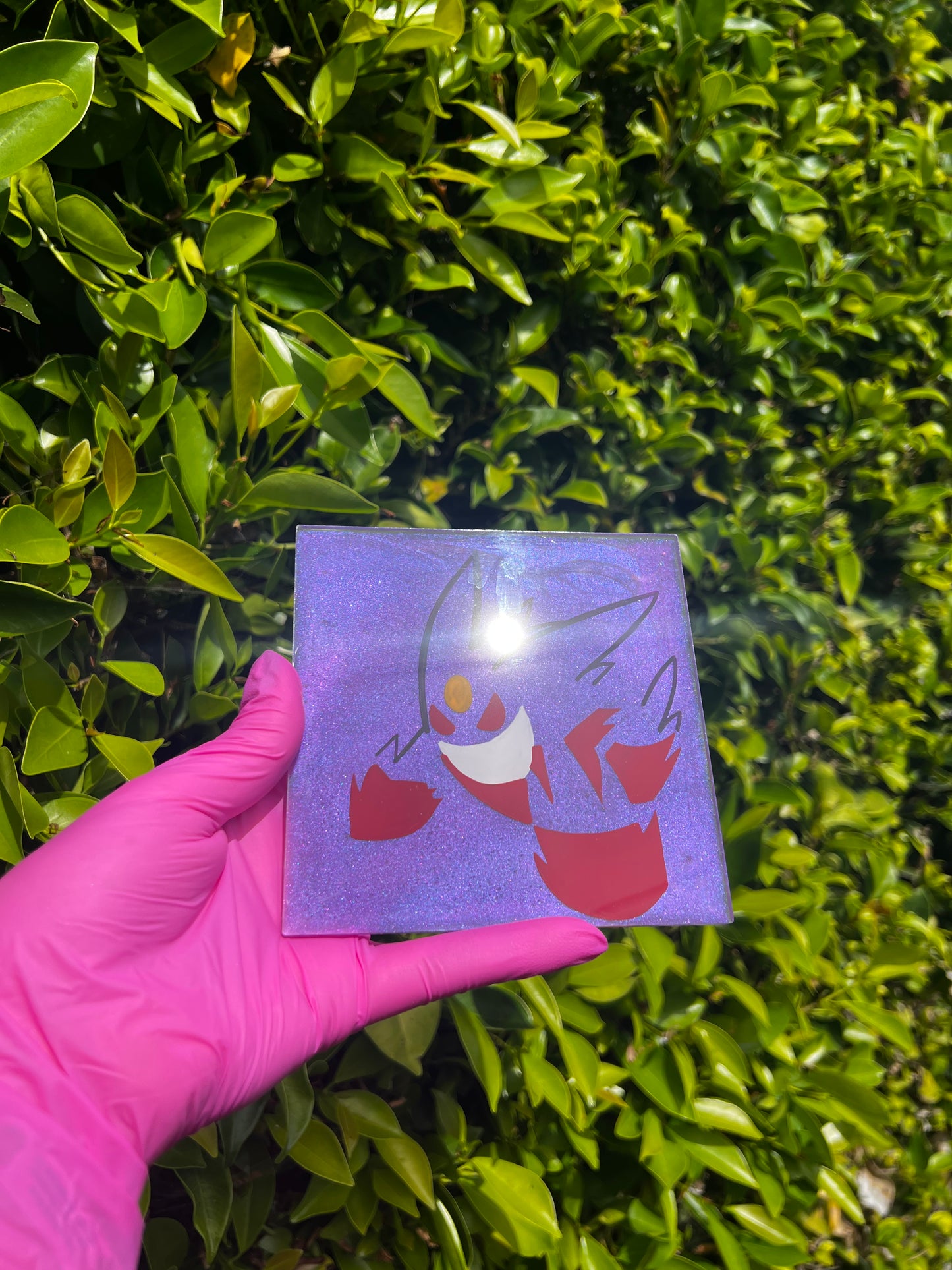4.5" x 4.5" Mega Gengar Coaster