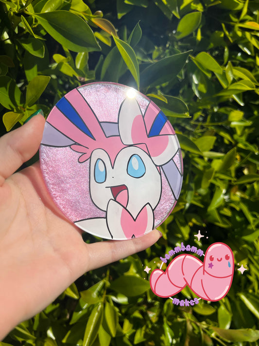 4.5" Sylveon Coaster