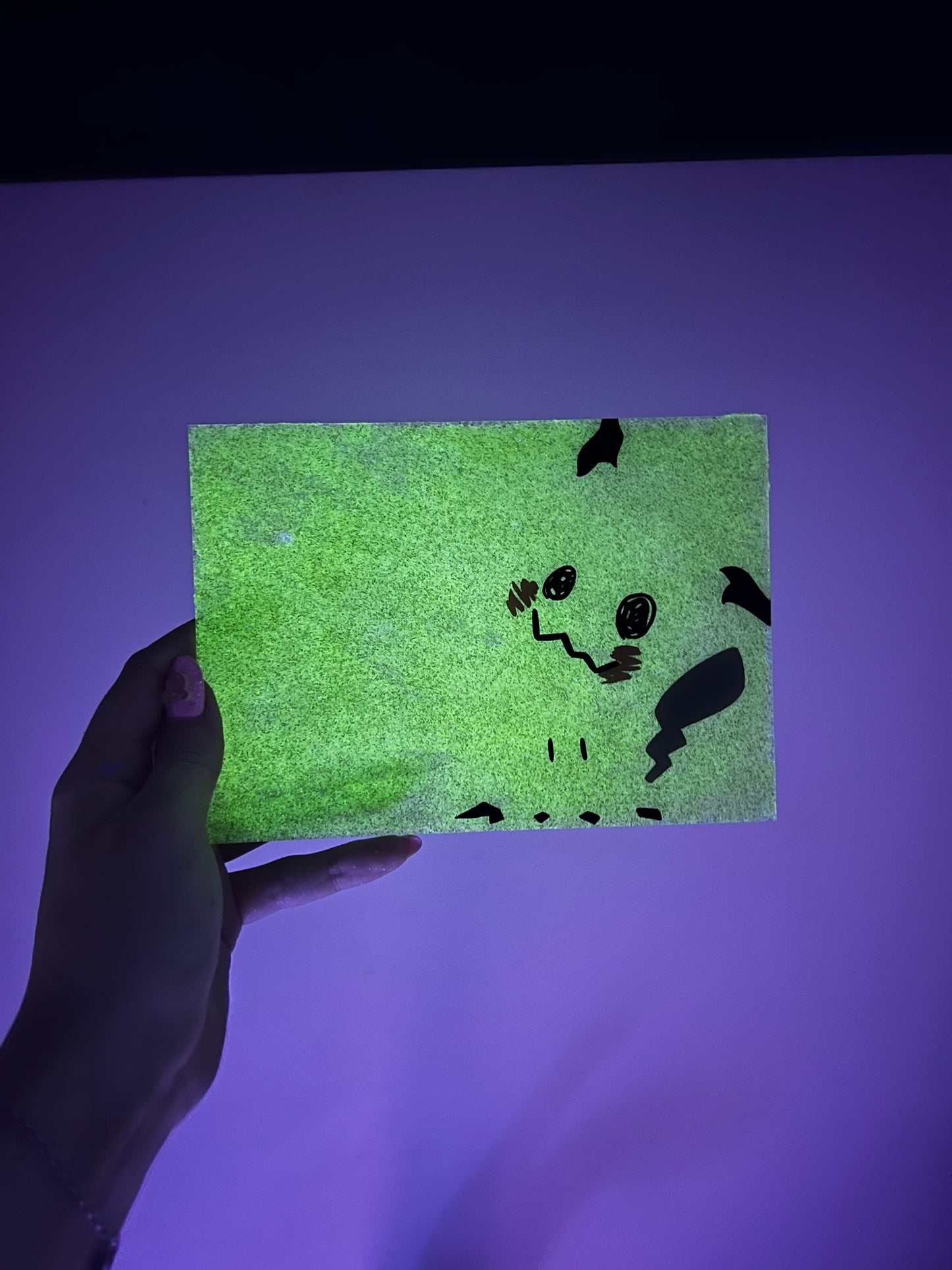 5"x7" Glow in the Dark Mimikyu