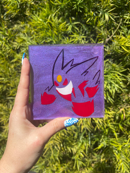 4.5" x 4.5" Mega Gengar Coaster