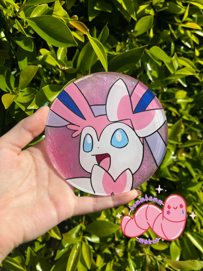 4.5" Sylveon Coaster