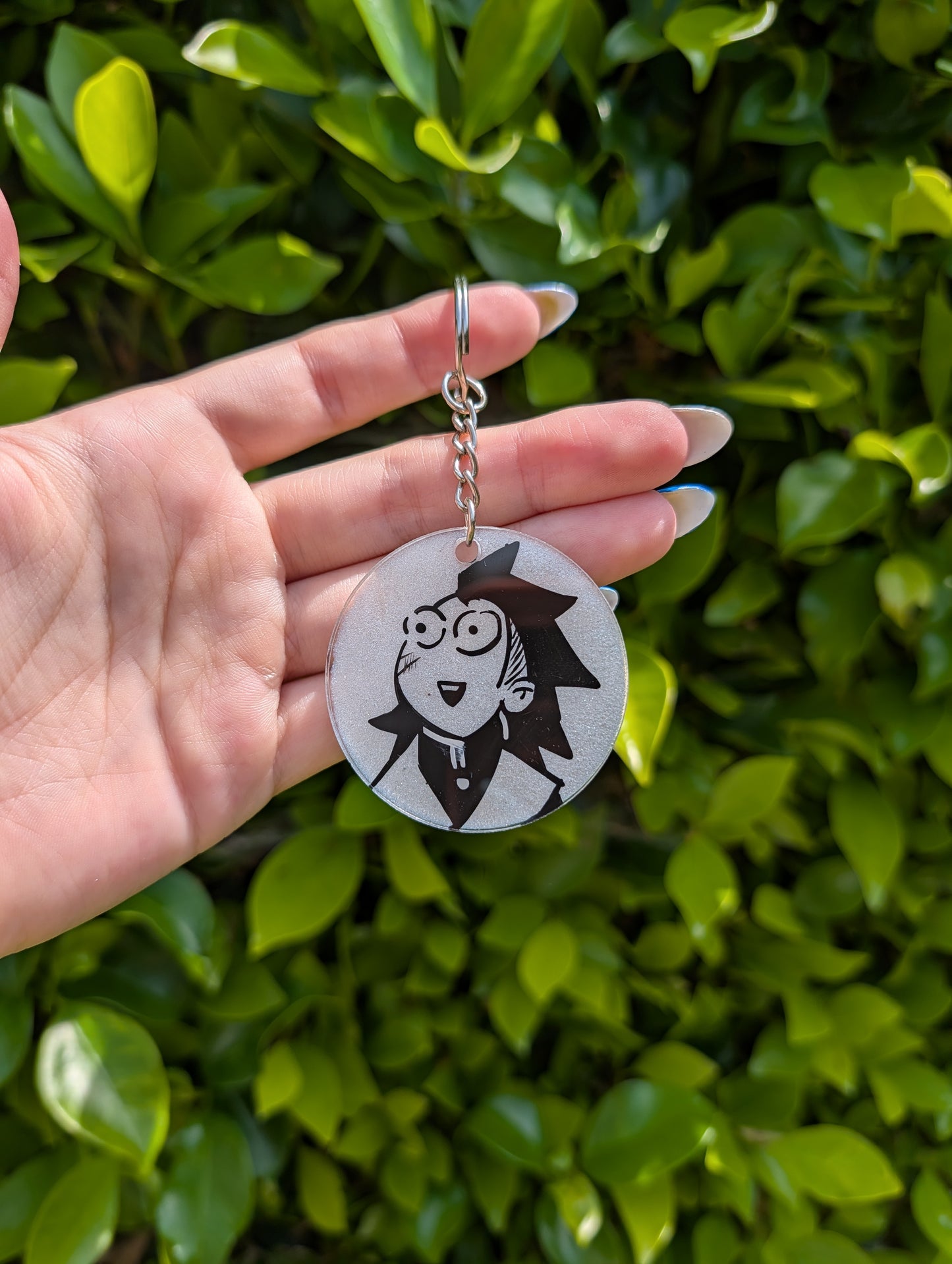Demon Slayer Hand Painted Keychain