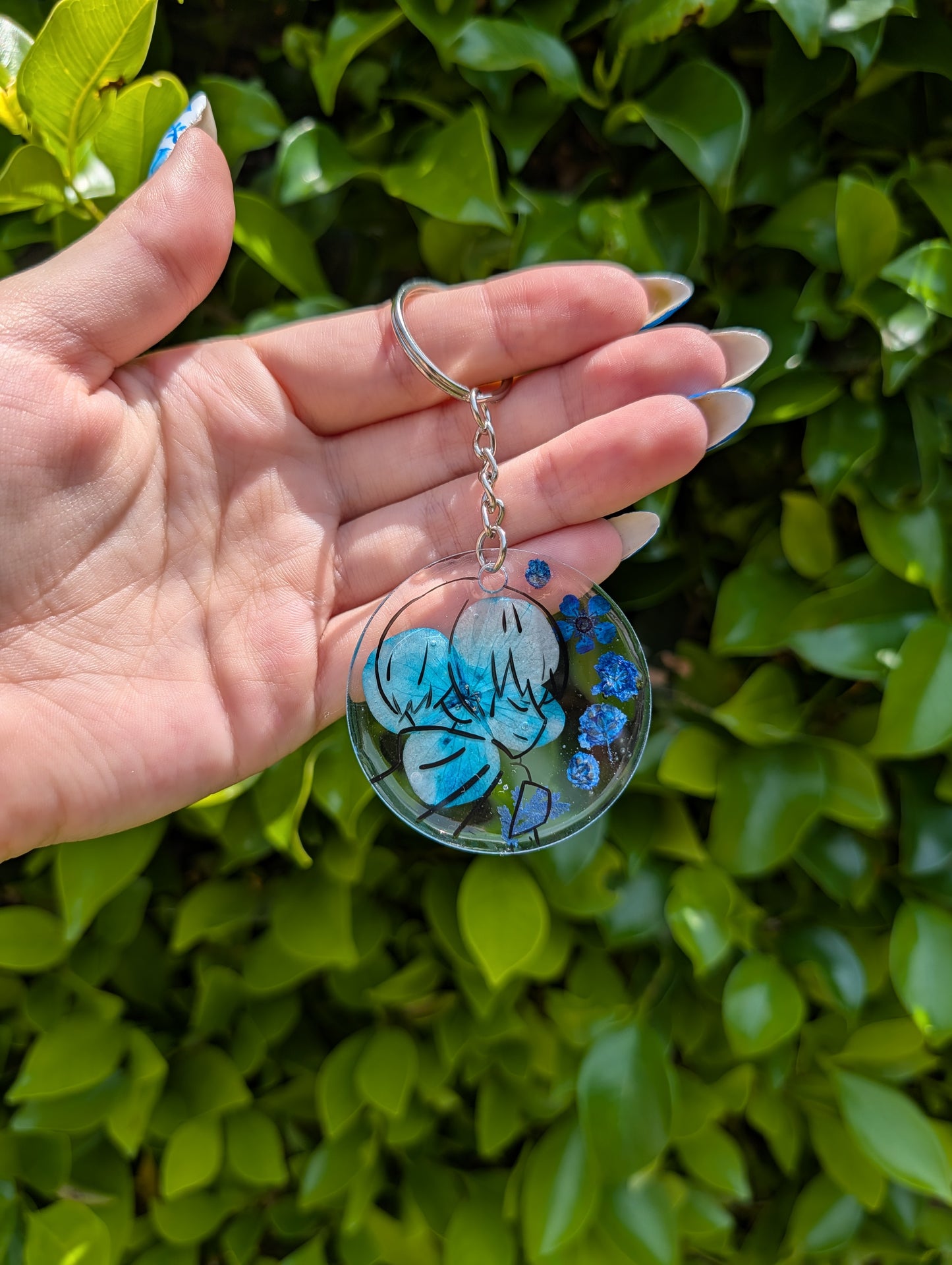 Frieren Hand Painted Keychain