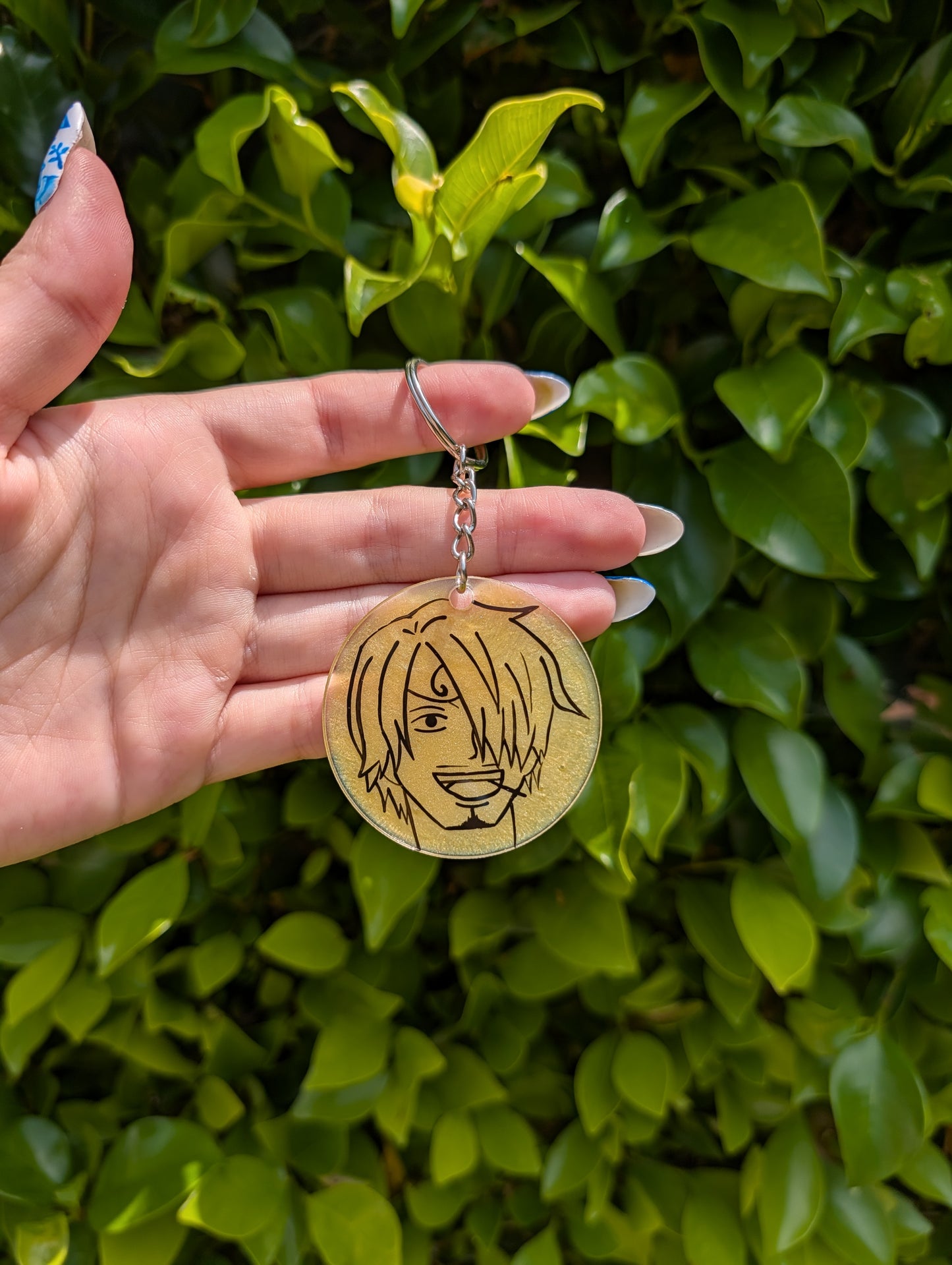 One Piece Hand Painted Keychain