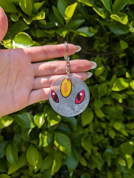 Hand painted Umbreon Keychain