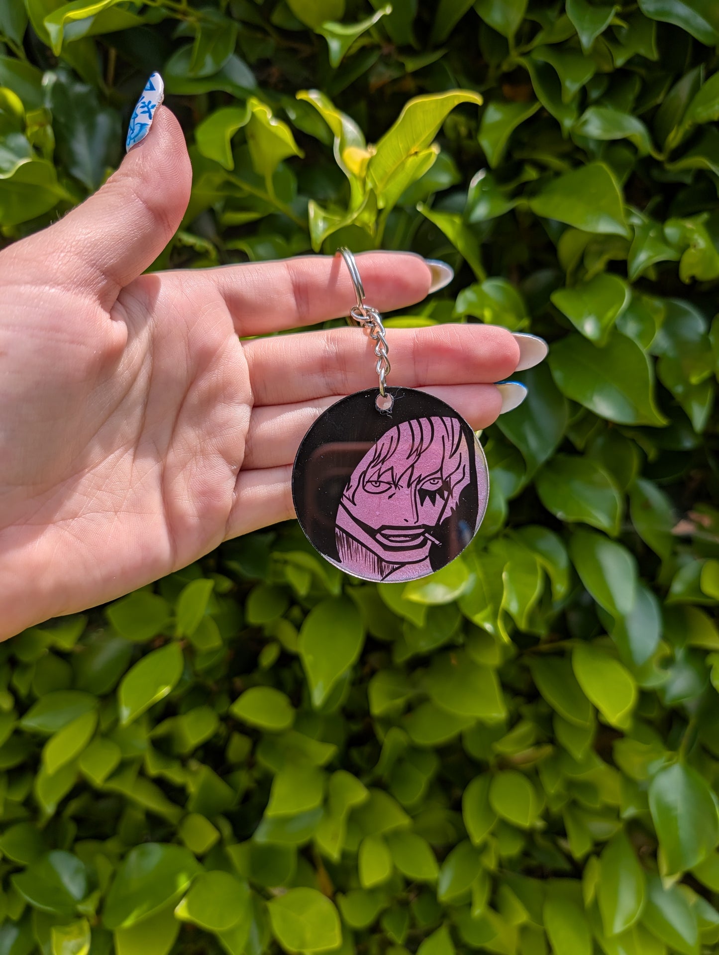 One Piece Hand Painted Keychain