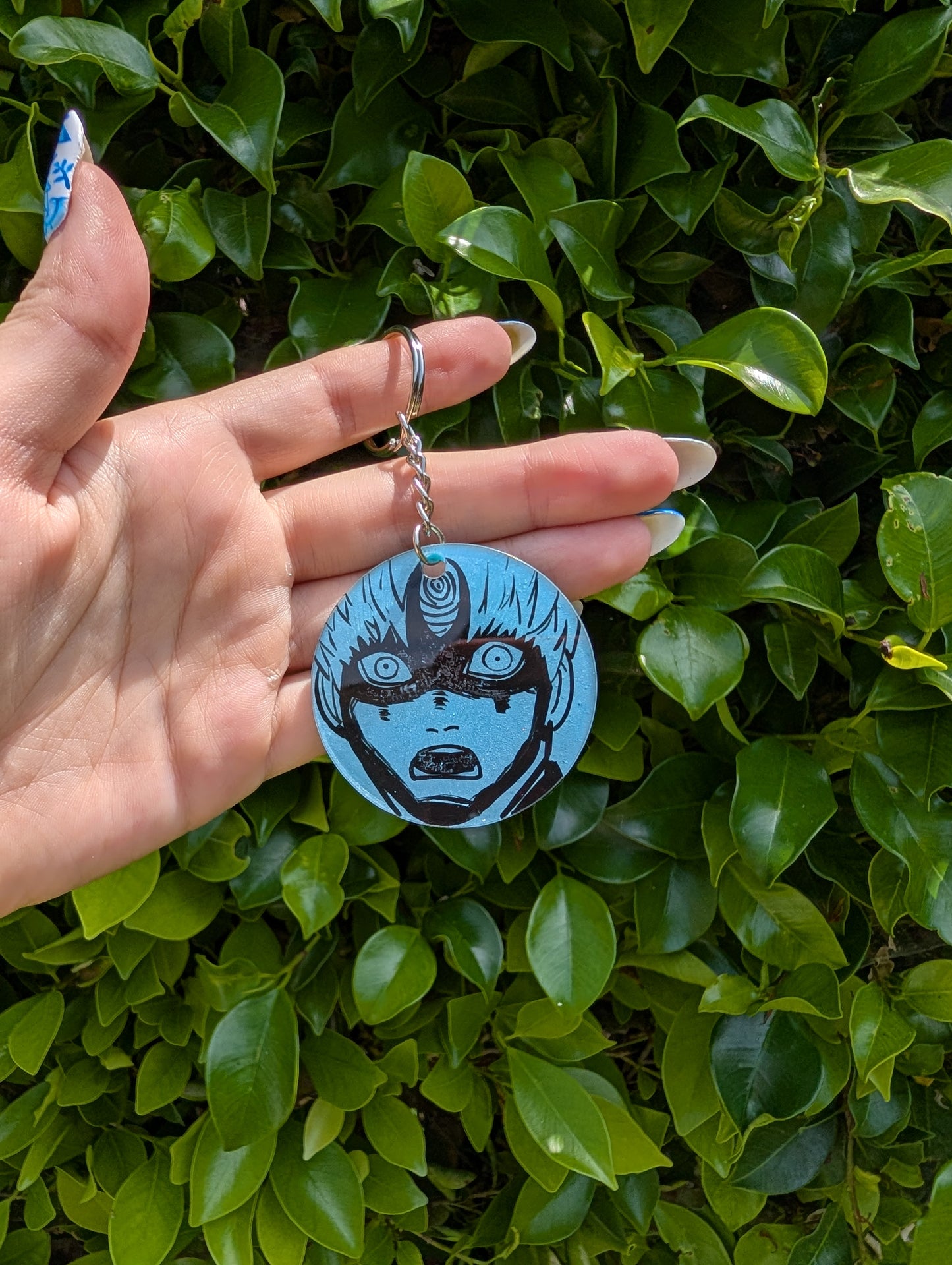 Dandadan Hand Painted Keychain