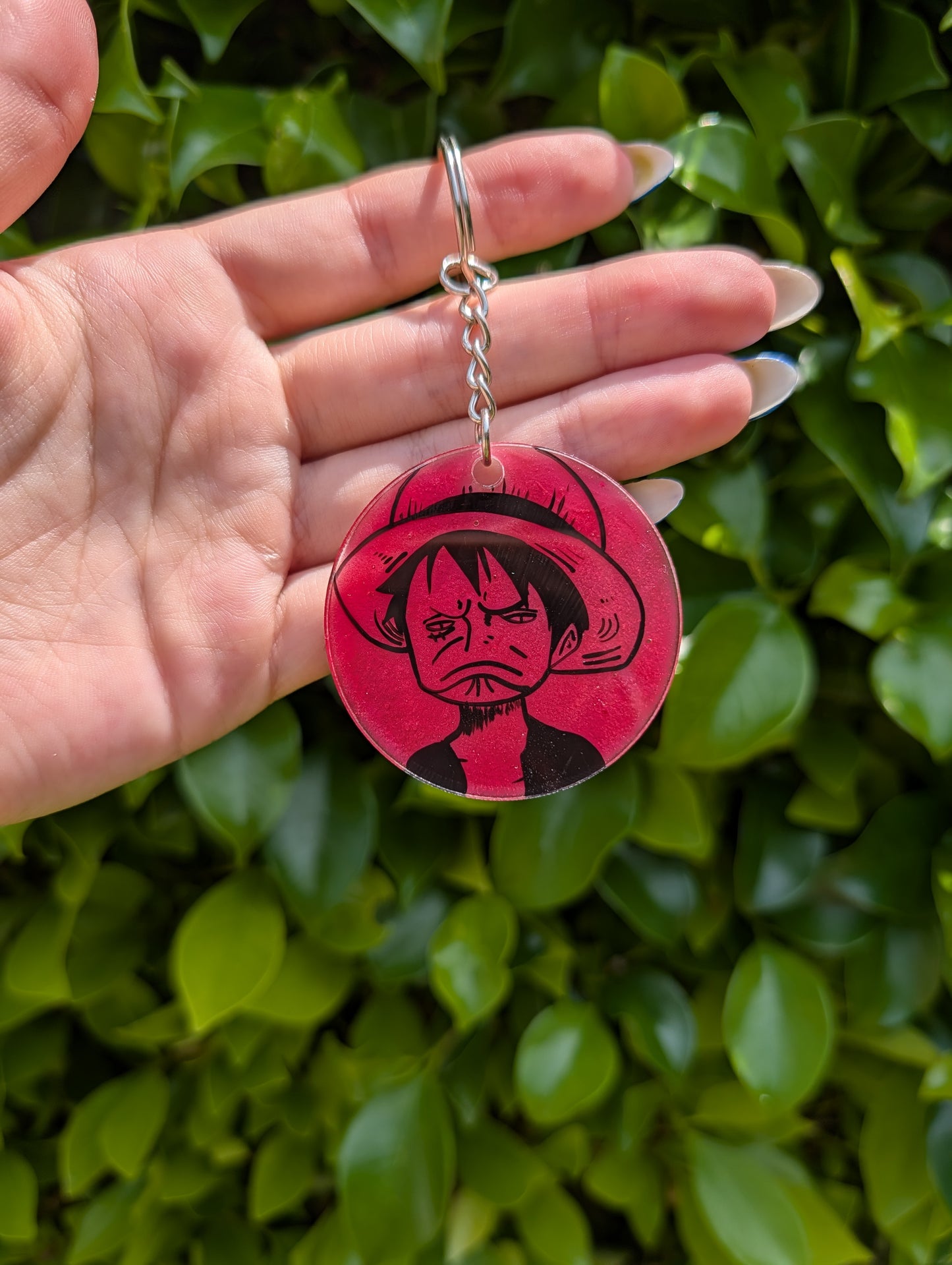 One Piece Hand Painted Keychain