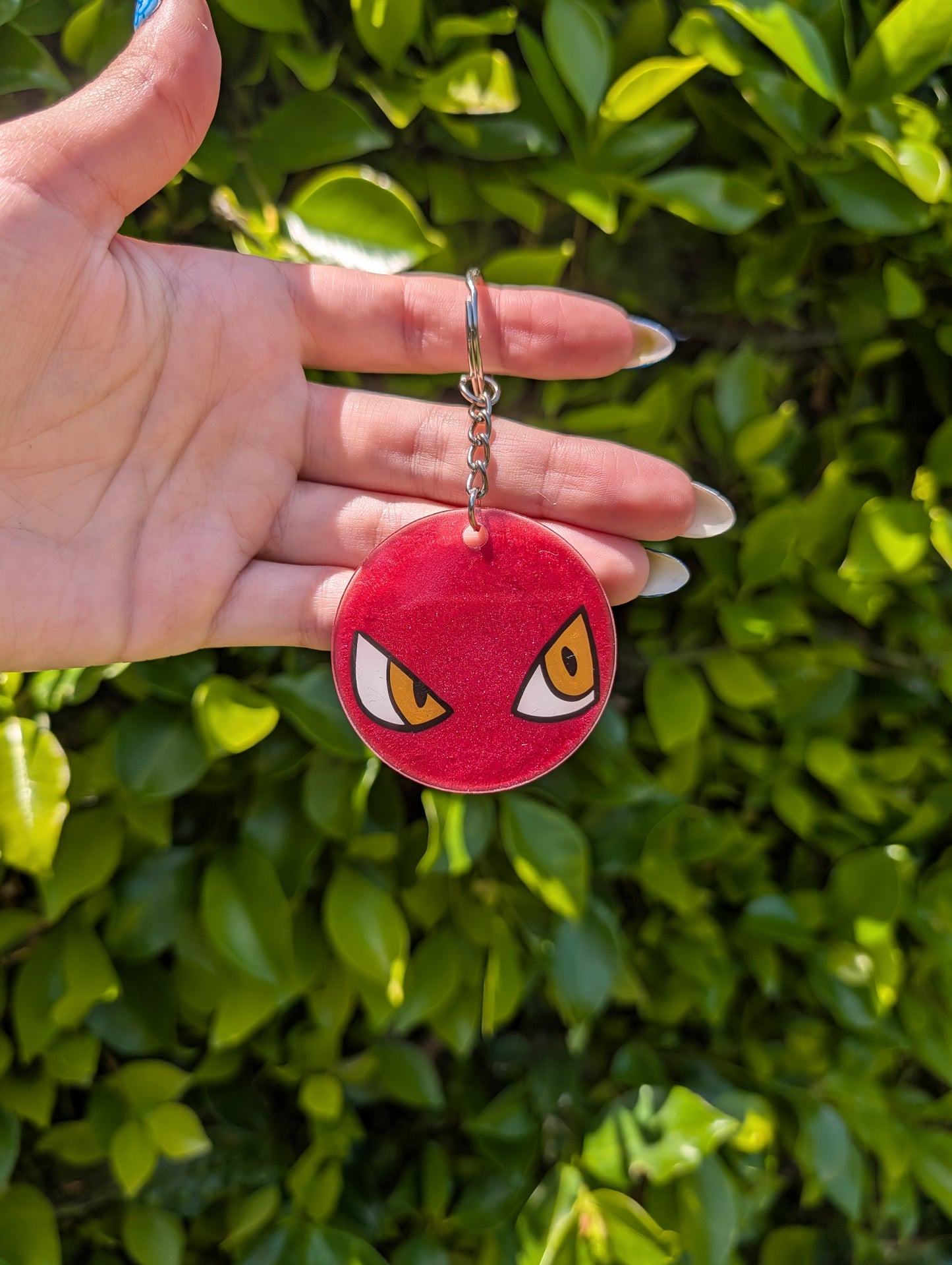 Hand painted Scizor Keychain