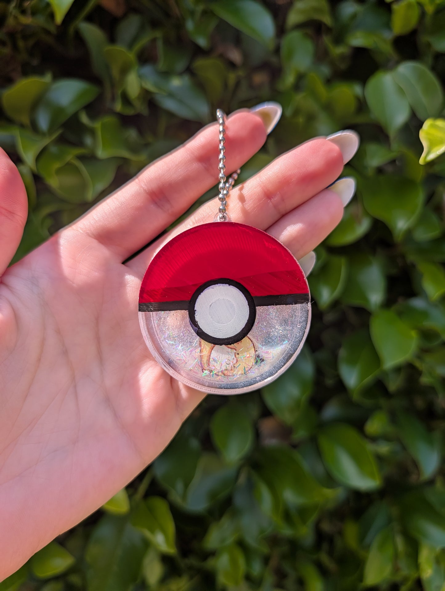 Poké Ball Shaker Keychain