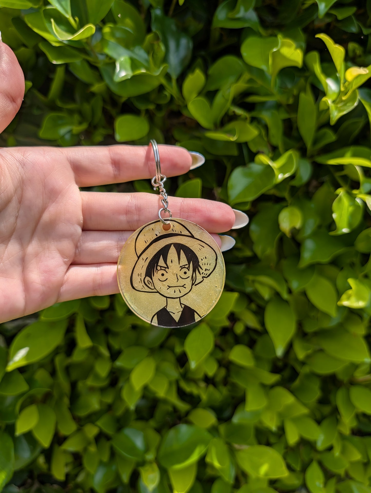 One Piece Hand Painted Keychain