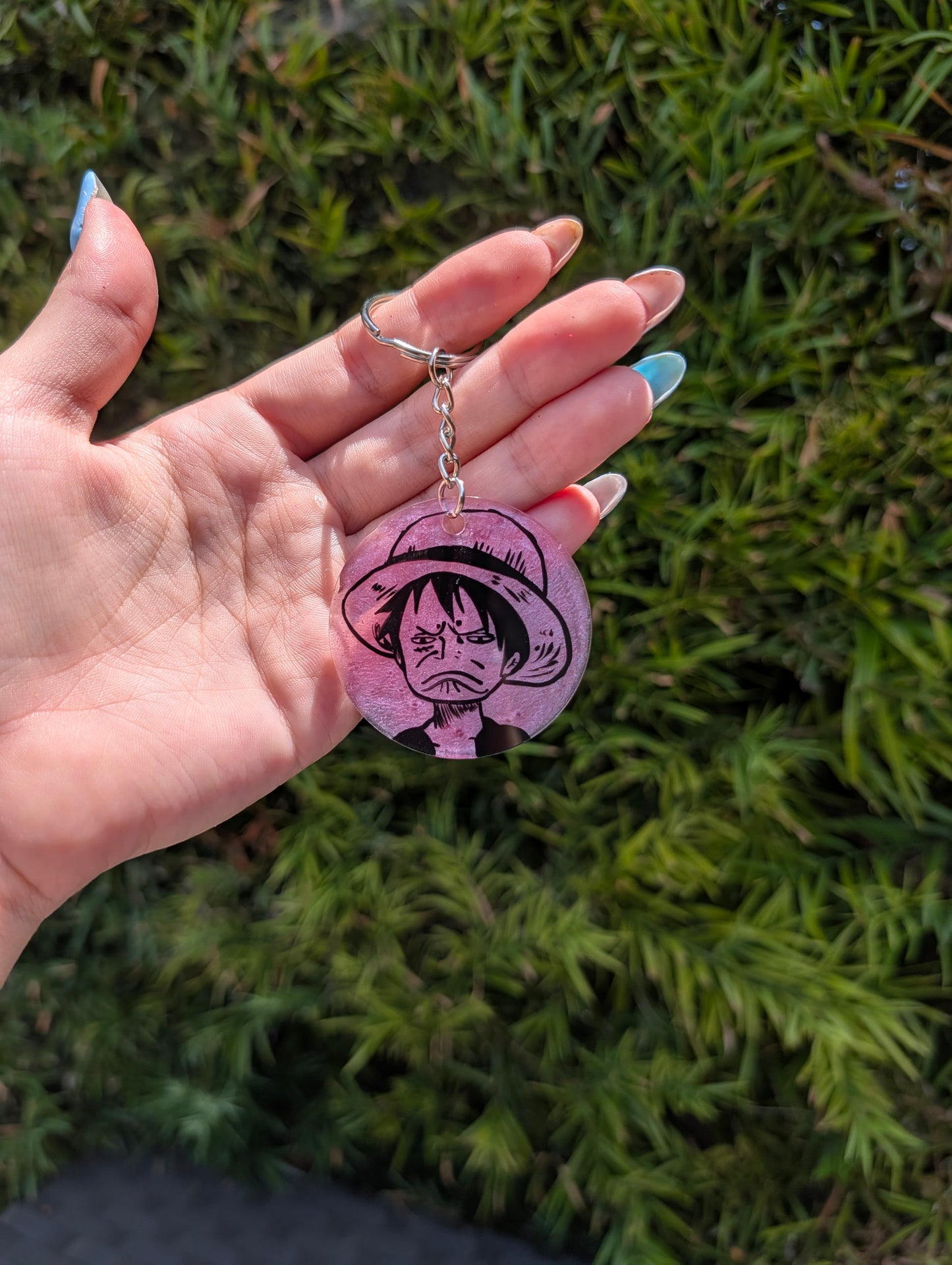 One Piece Hand Painted Keychain