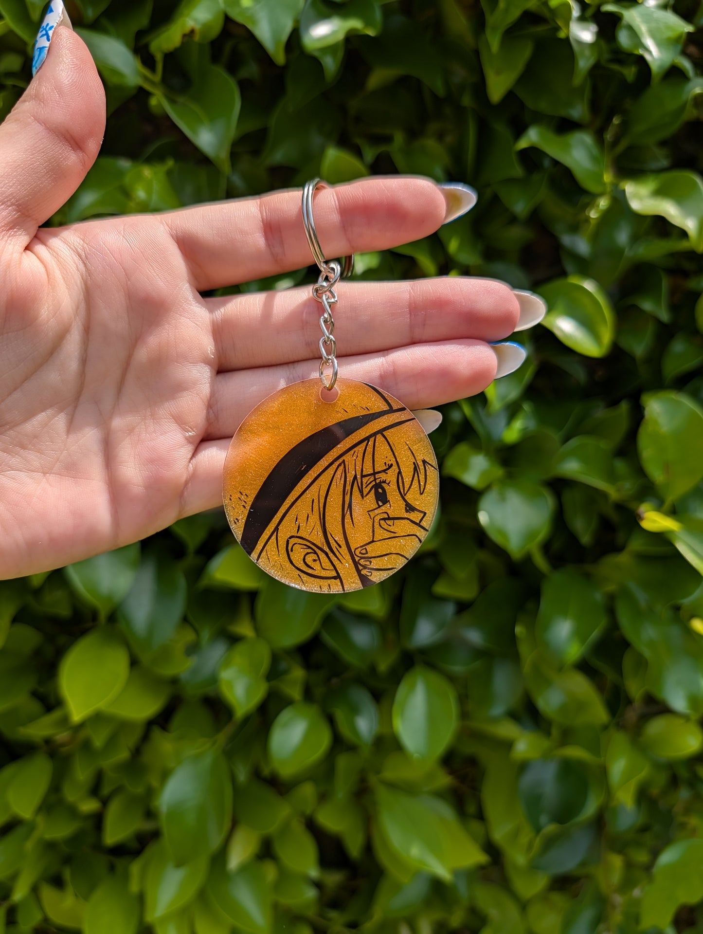 One Piece Hand Painted Keychain