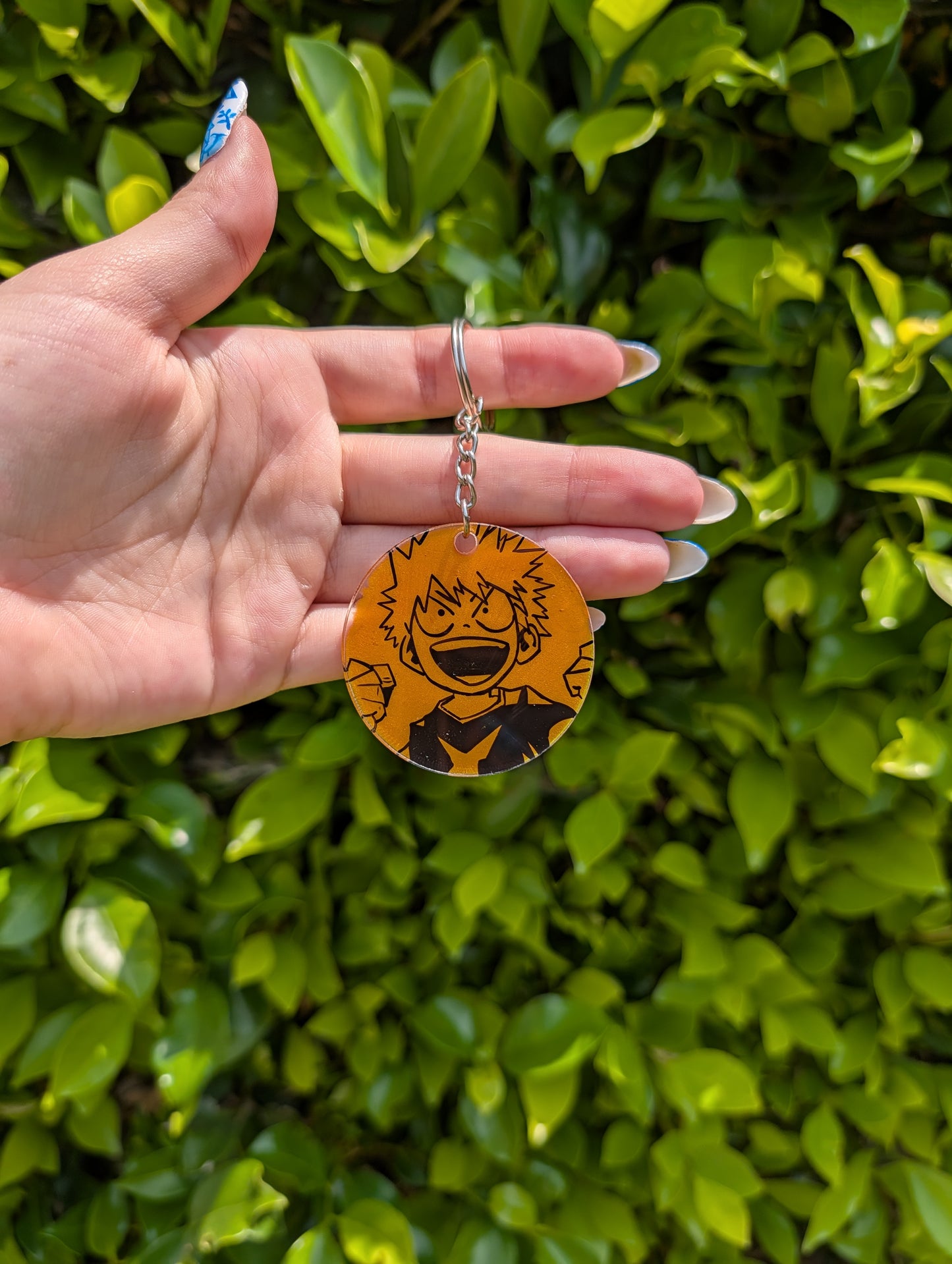 My Hero Academia Hand Painted Keychain
