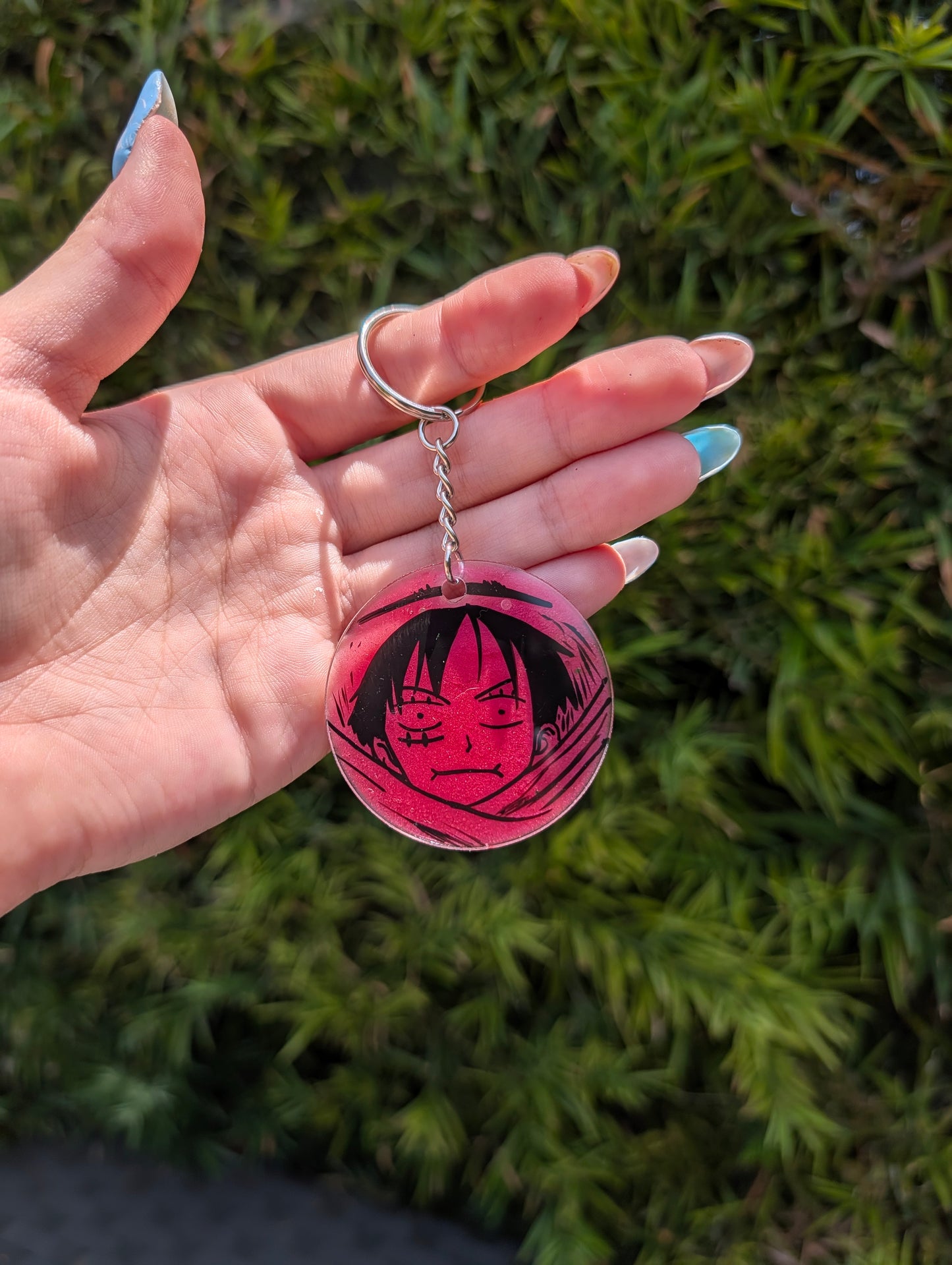 One Piece Hand Painted Keychain