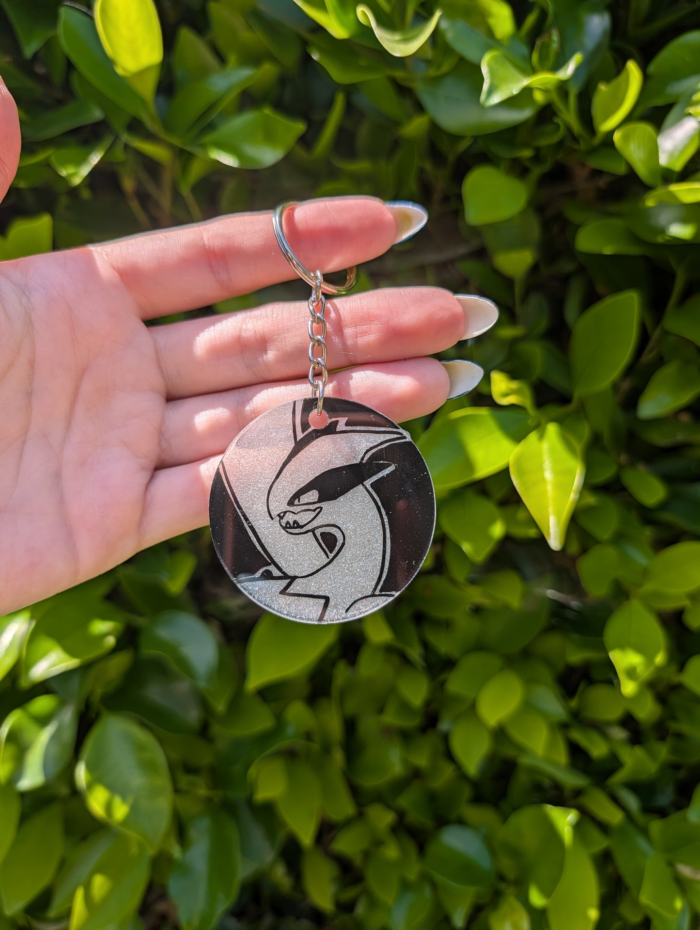 Hand painted Lugia Keychain