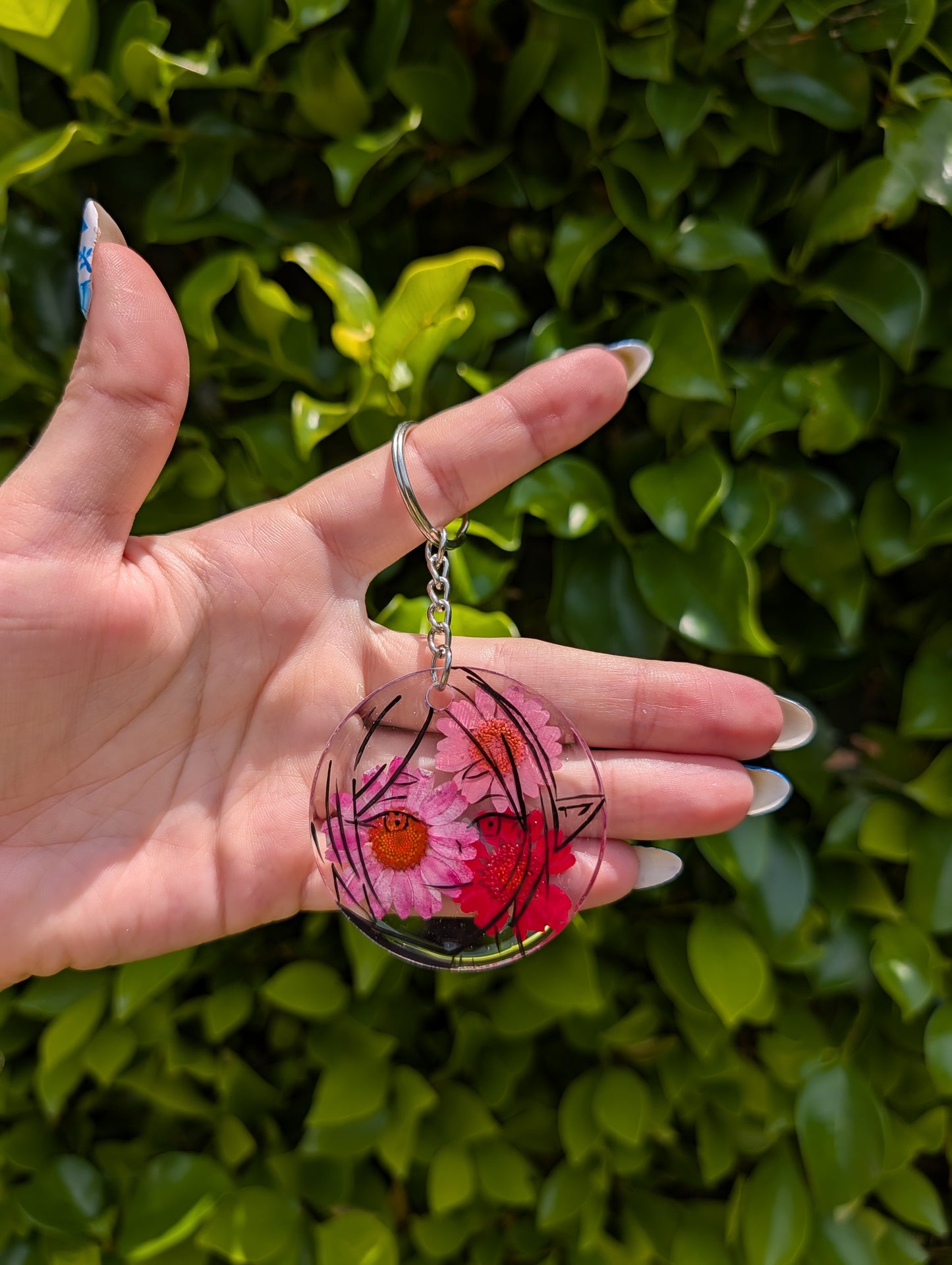 Frieren Hand Painted Keychain