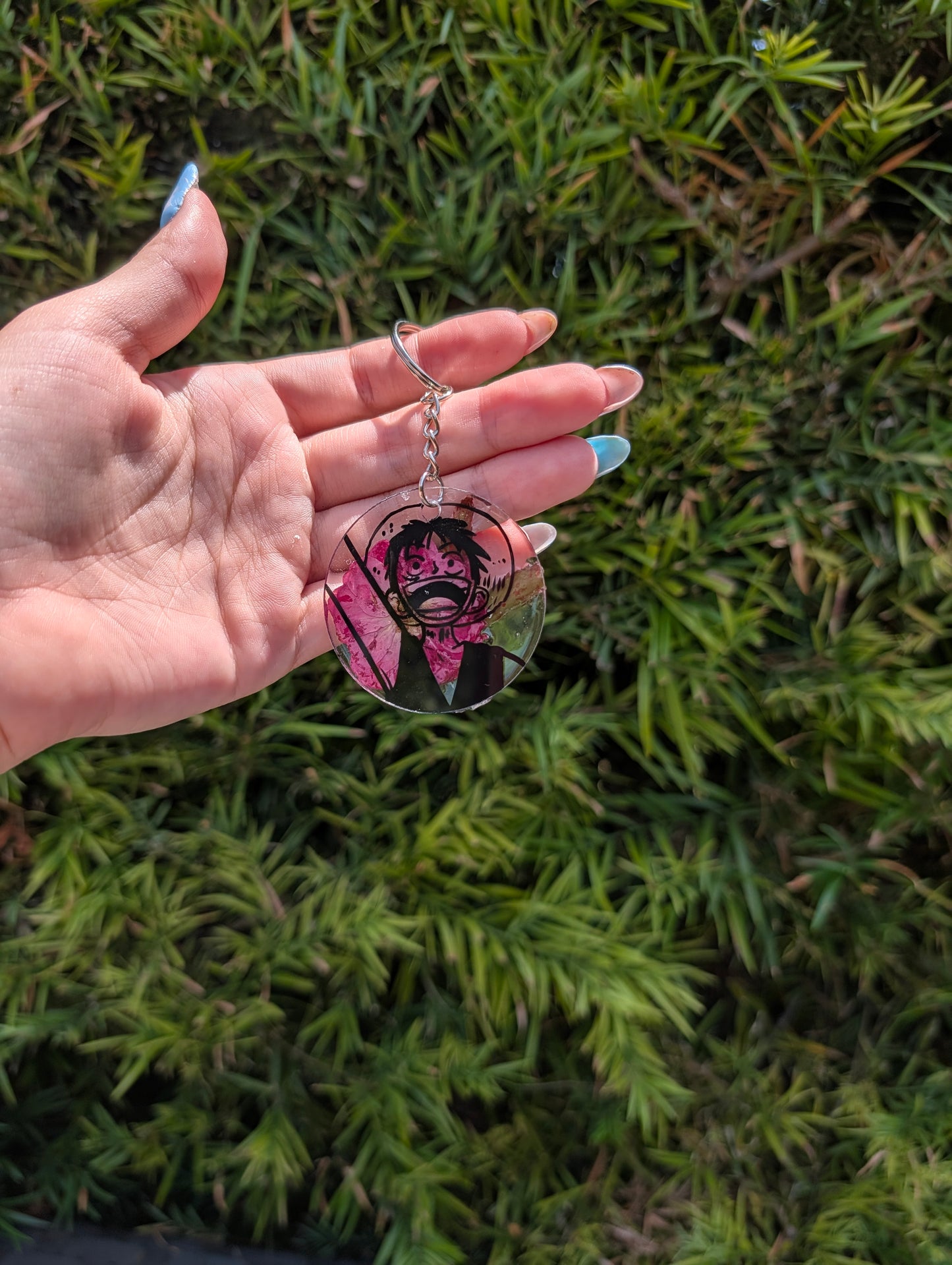 One Piece Hand Painted Keychain