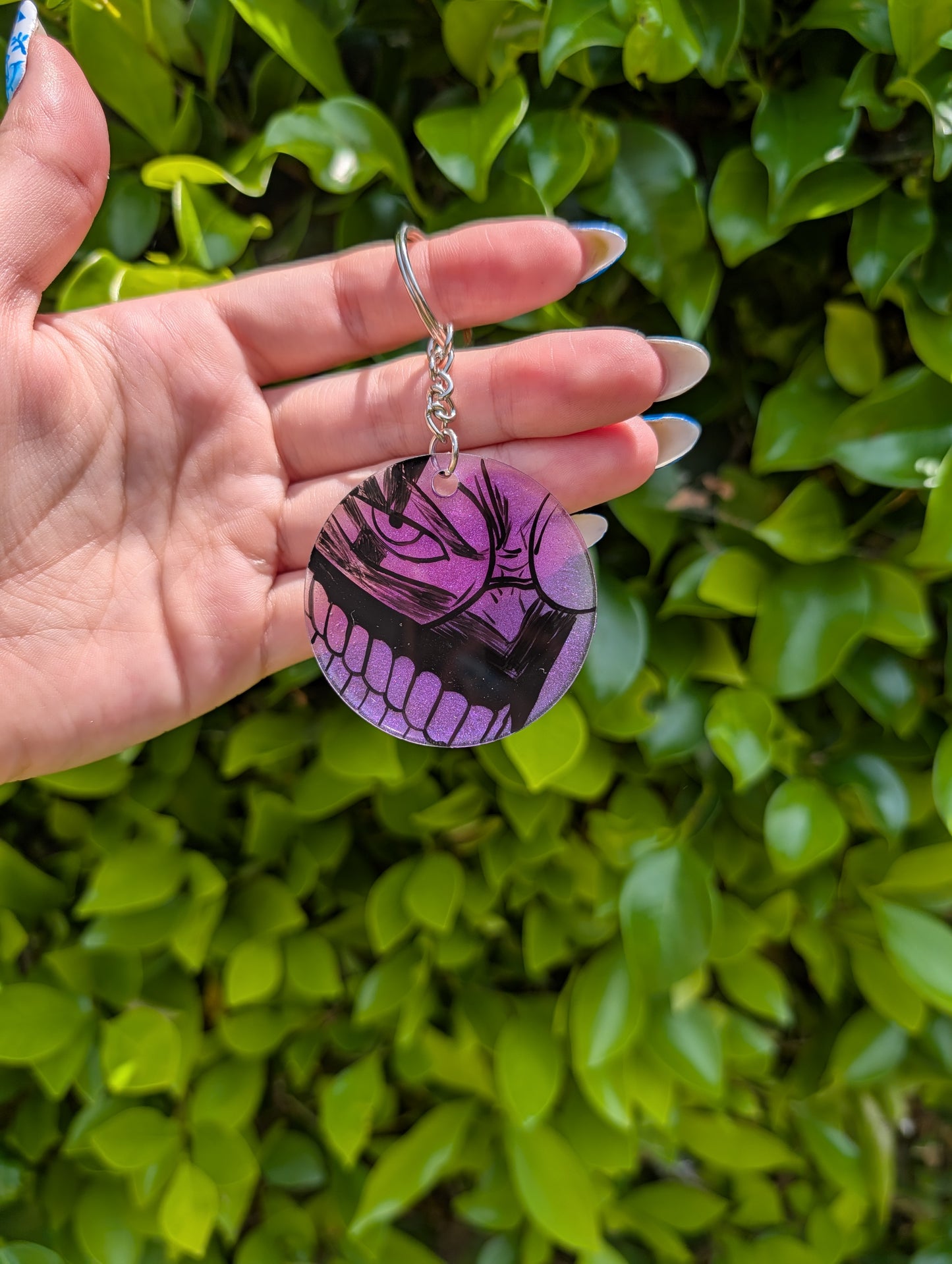 Dandadan Hand Painted Keychain