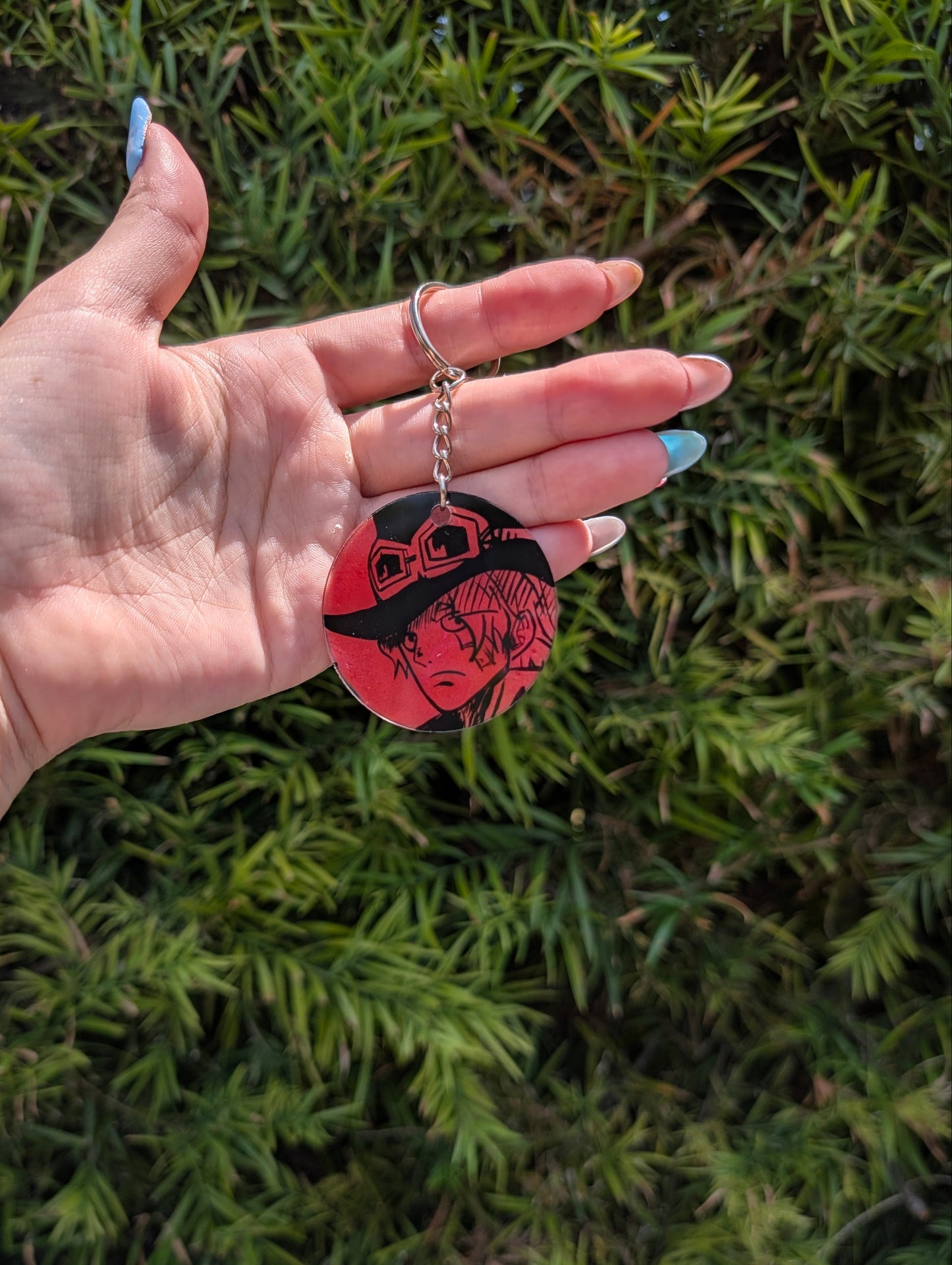 One Piece Hand Painted Keychain