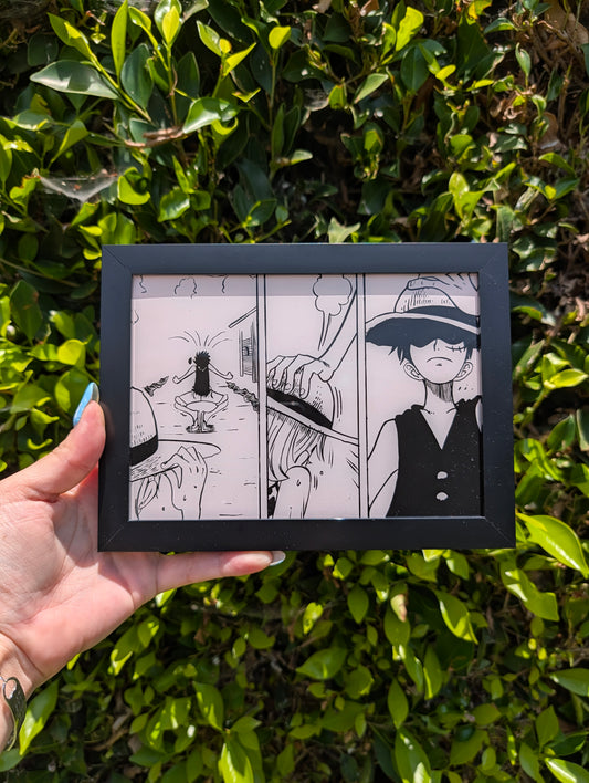 5" x 7" Help Me Manga Panel