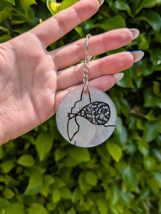Studio Ghibli Hand Painted Keychain