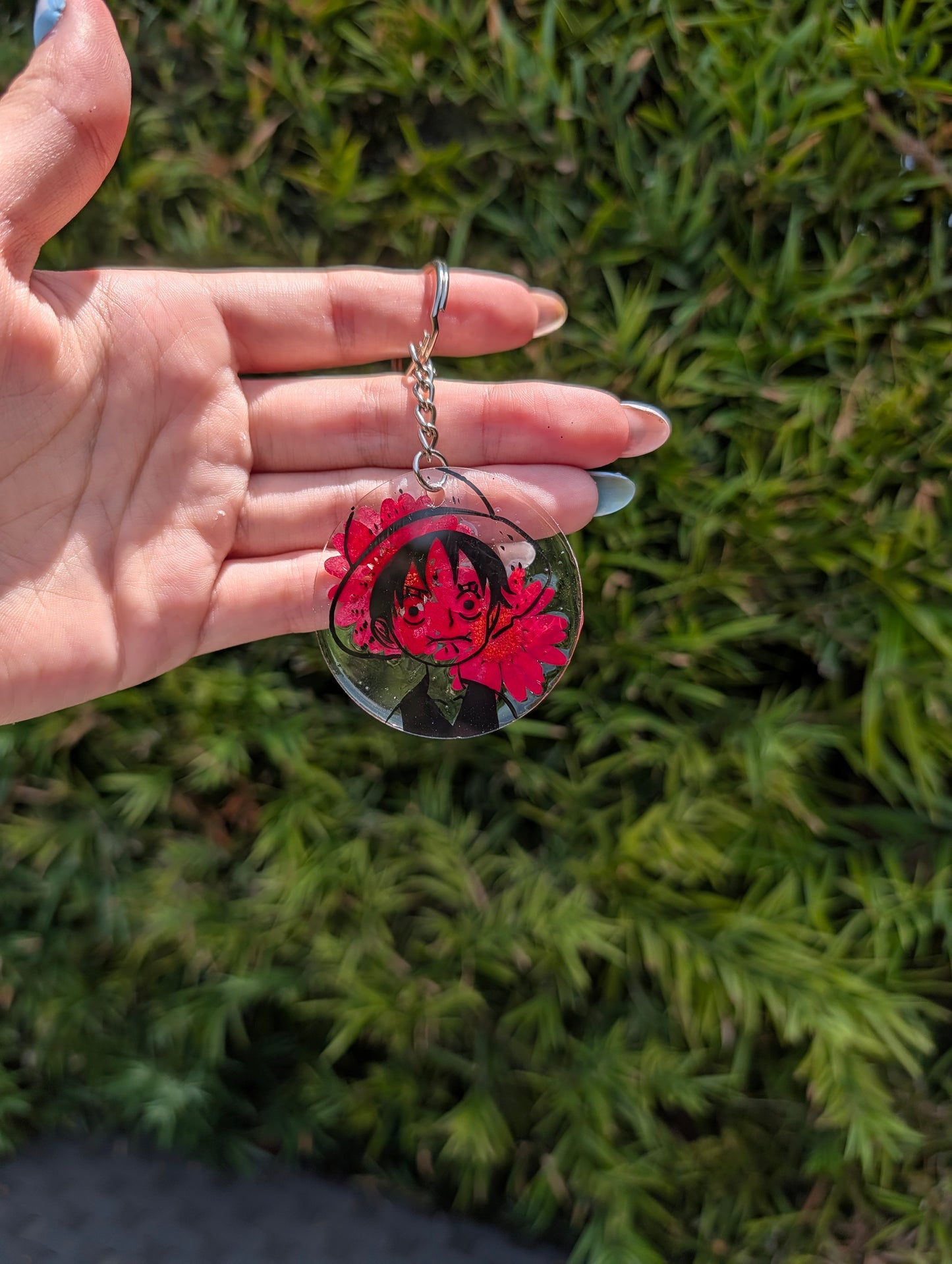 One Piece Hand Painted Keychain