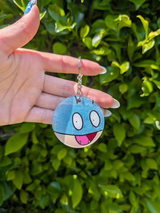 Hand painted Munchlax Keychain