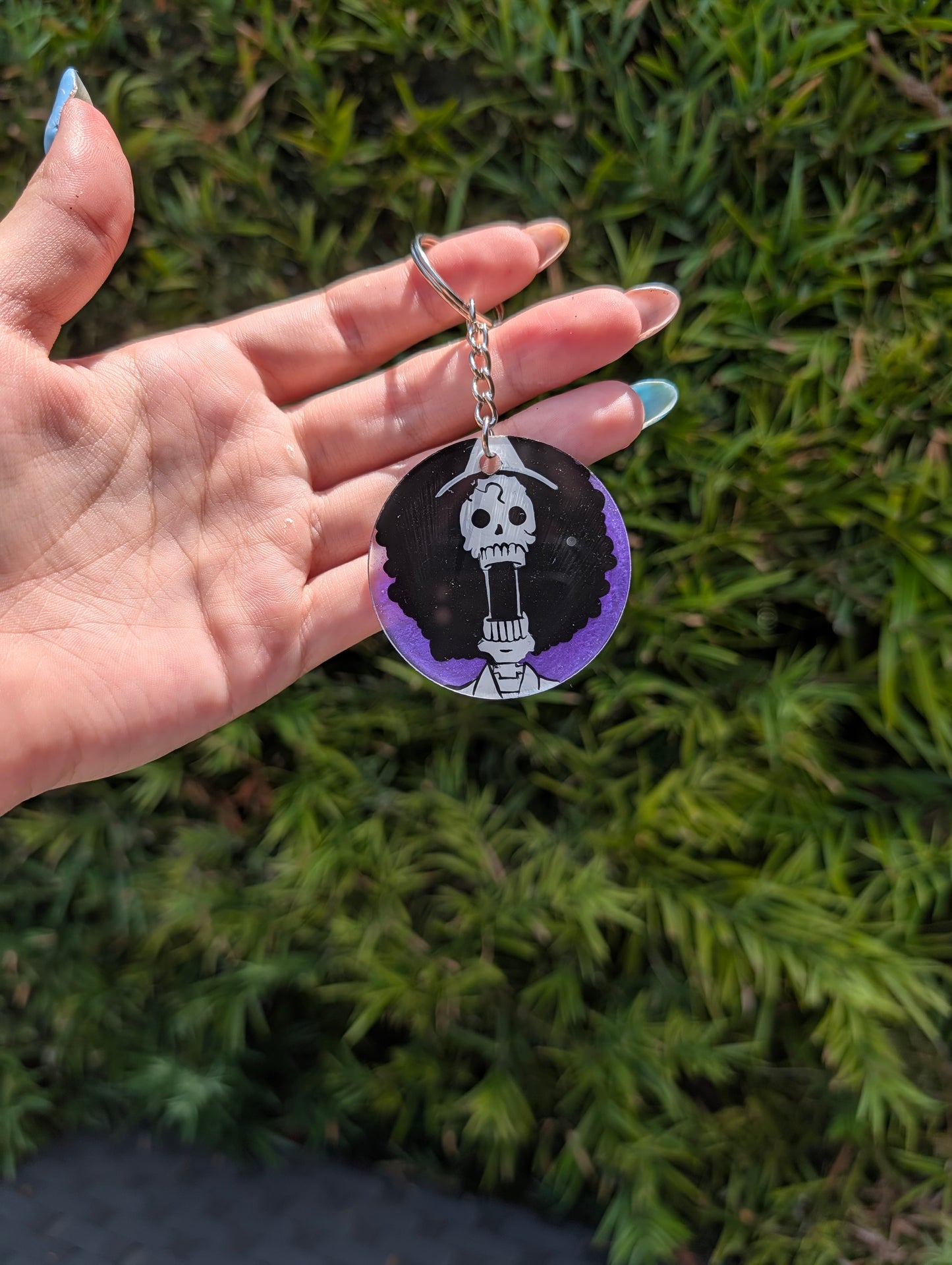One Piece Hand Painted Keychain