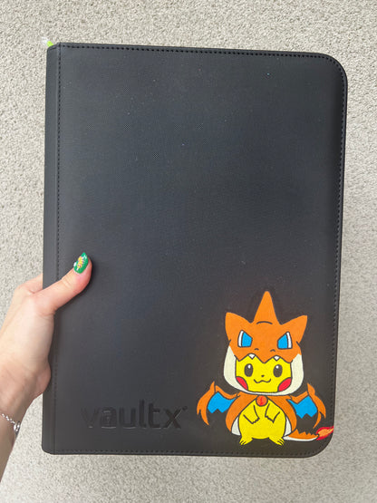 Charizard Poncho Pikachu 9 Pocket VaultX Binder