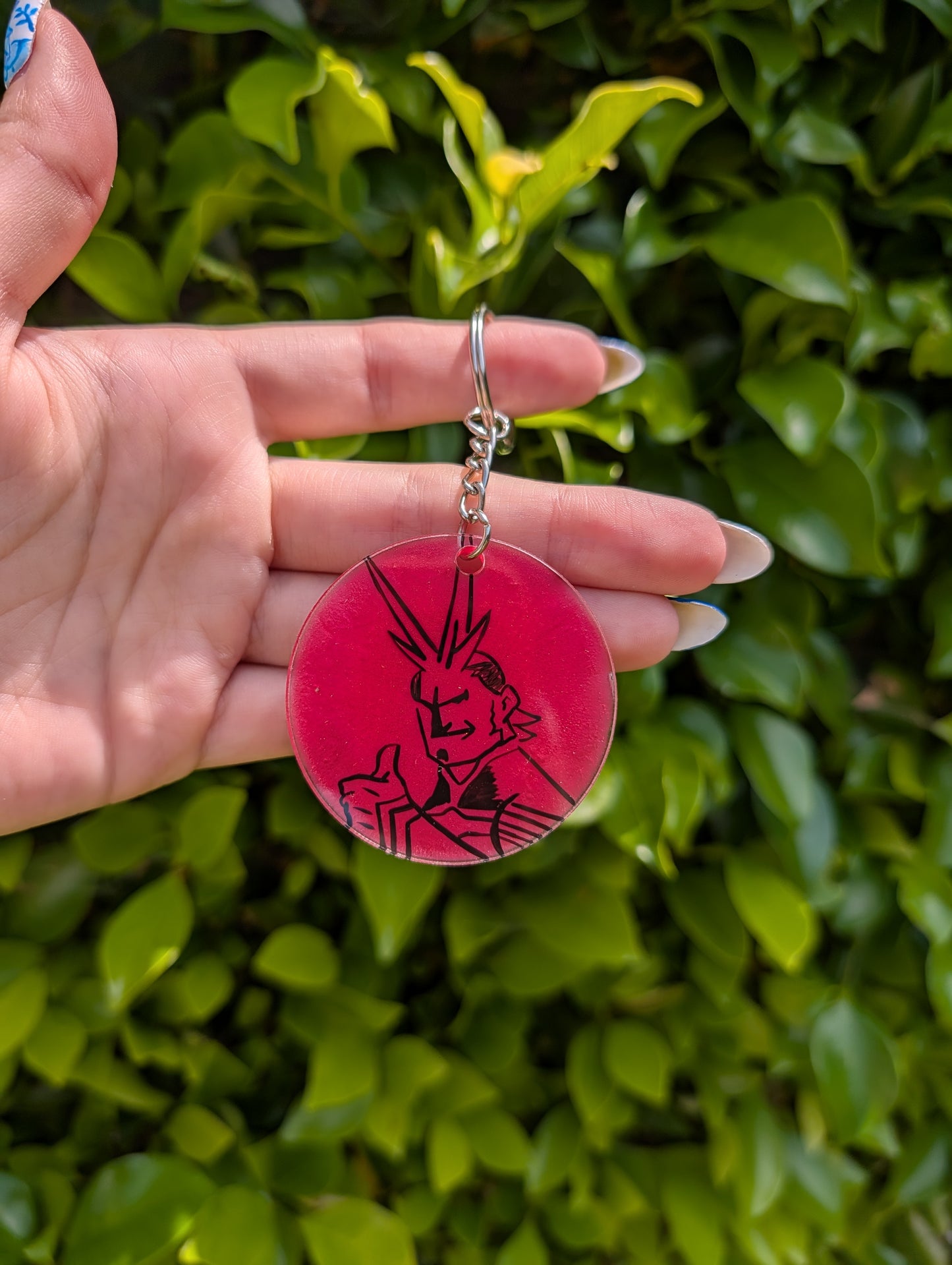 My Hero Academia Hand Painted Keychain