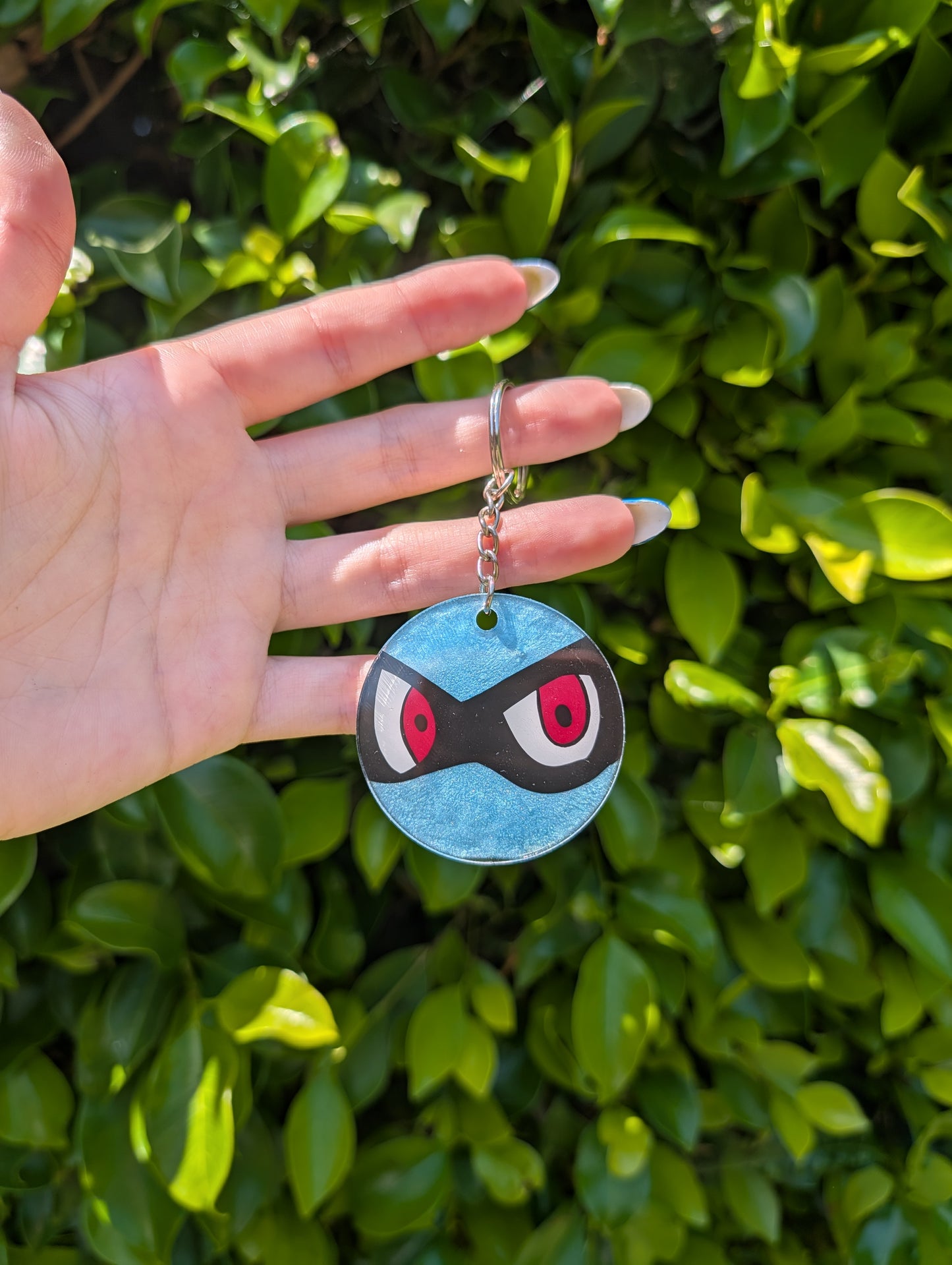 Hand painted Riolu Keychain