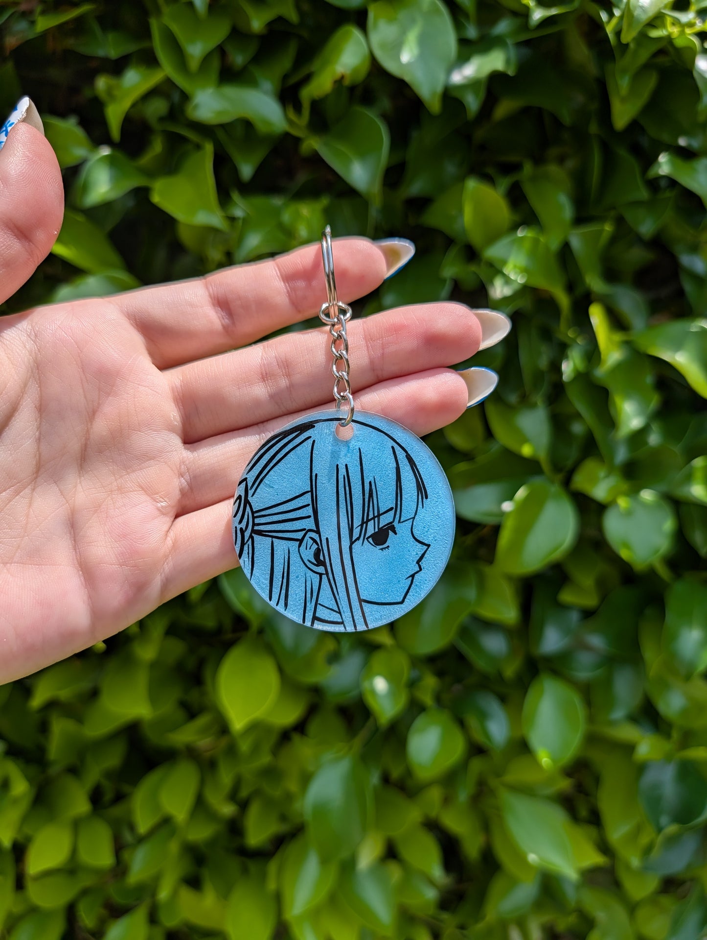 Frieren Hand Painted Keychain