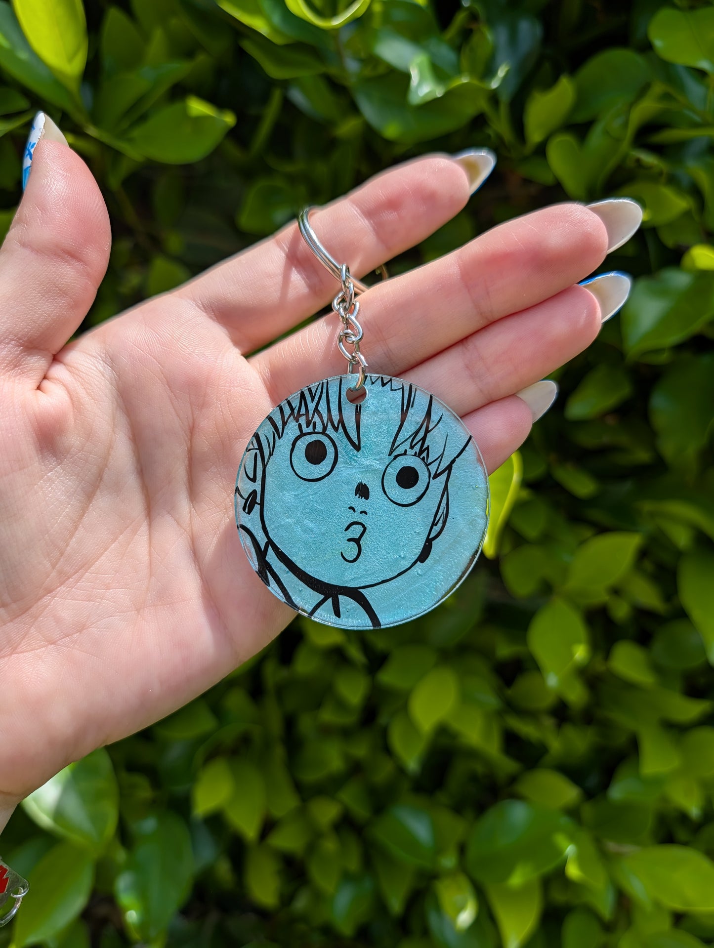 Dandadan Hand Painted Keychain